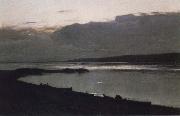 Levitan, Isaak, Evening at the Wolga